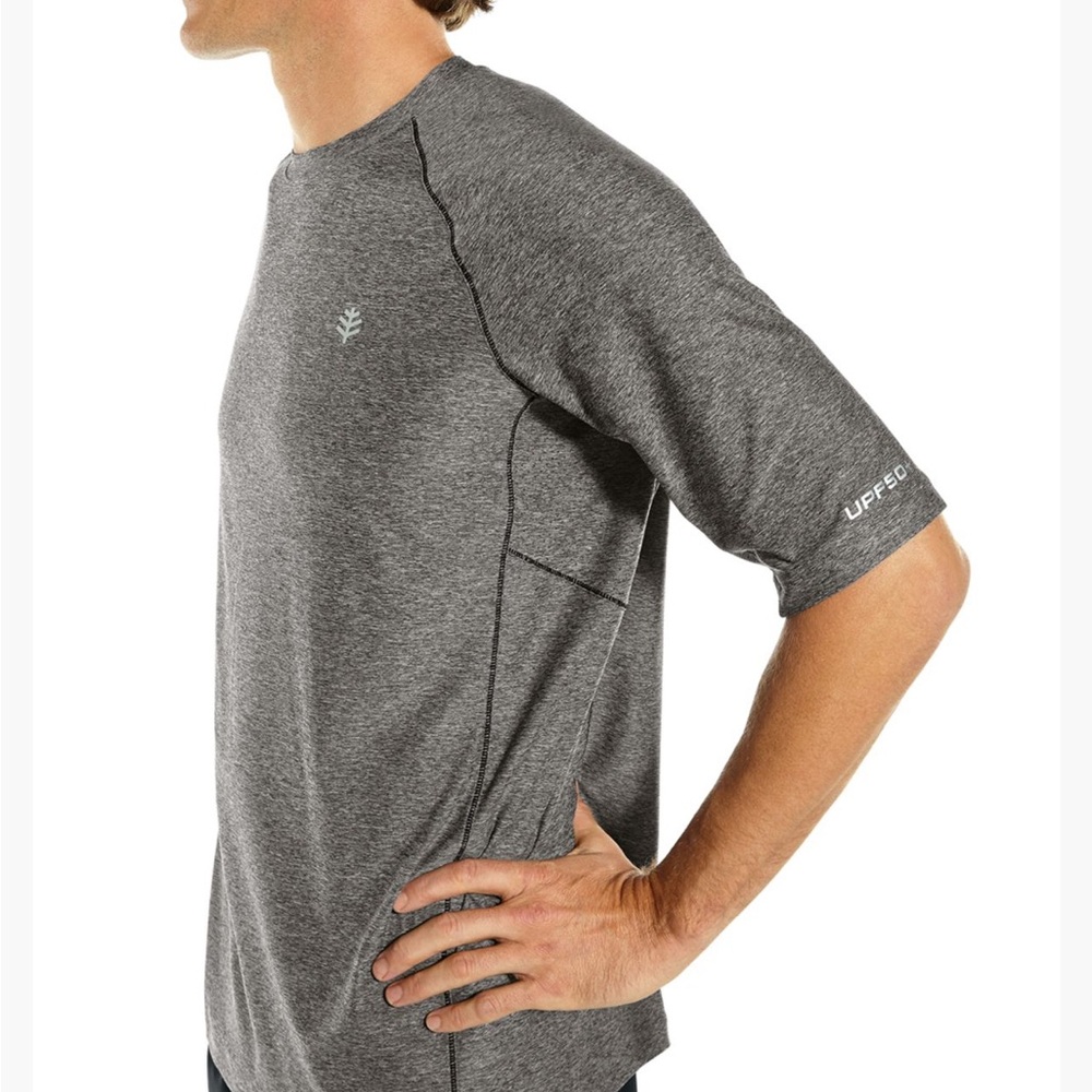 Coolibar Charcoal Agility Performance T-Shirt XXL